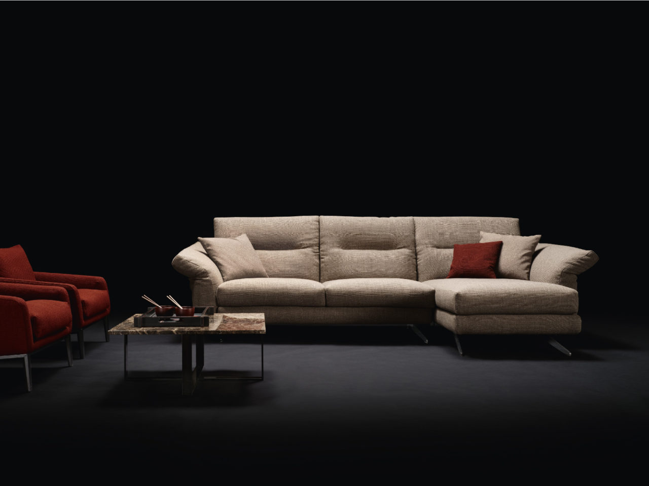 Composizione divano moderno Stamford