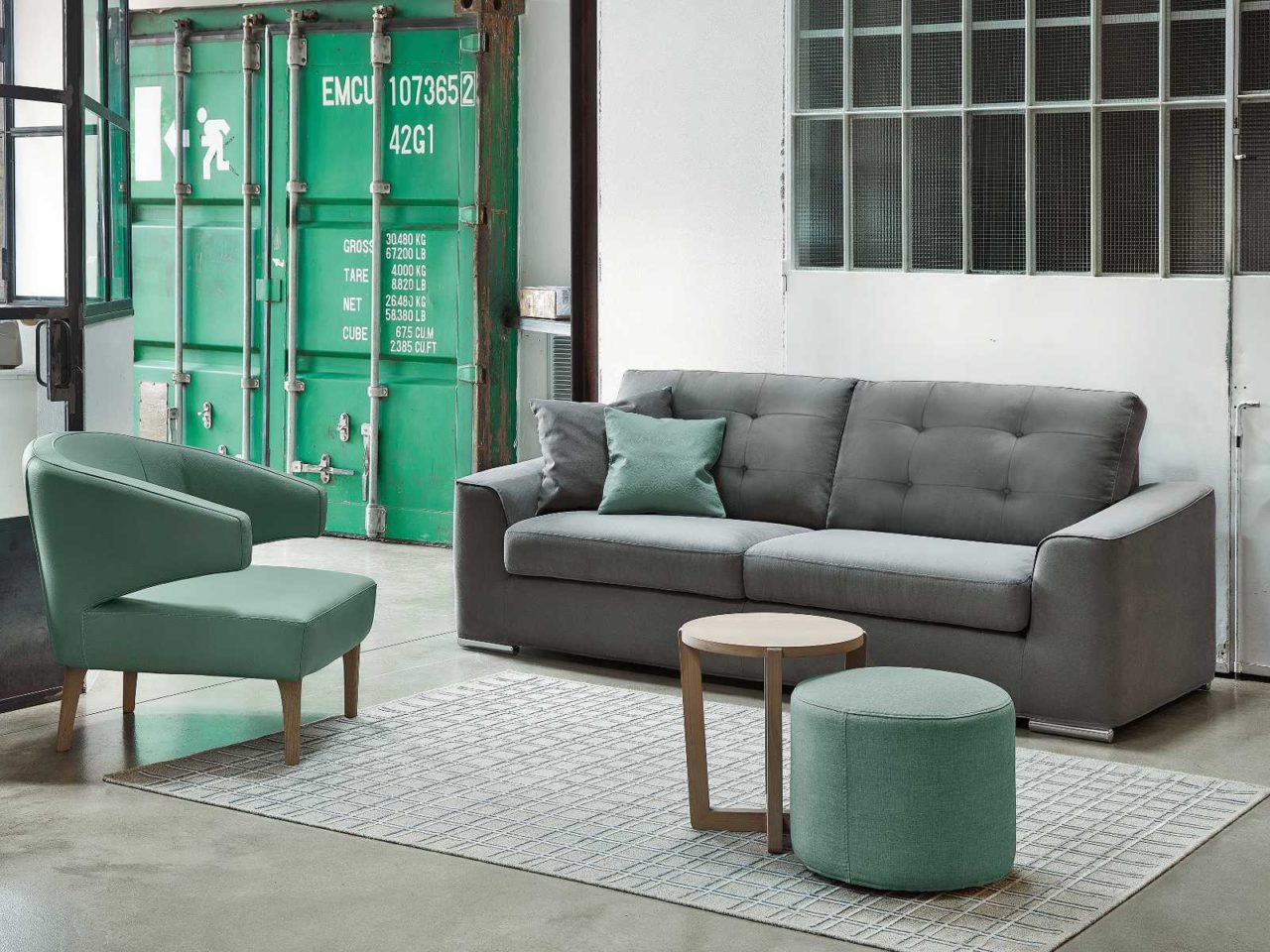 Composizione divano classico Plaza Loft
